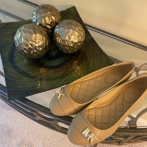 Michael Kors-Camel Ballet Flats